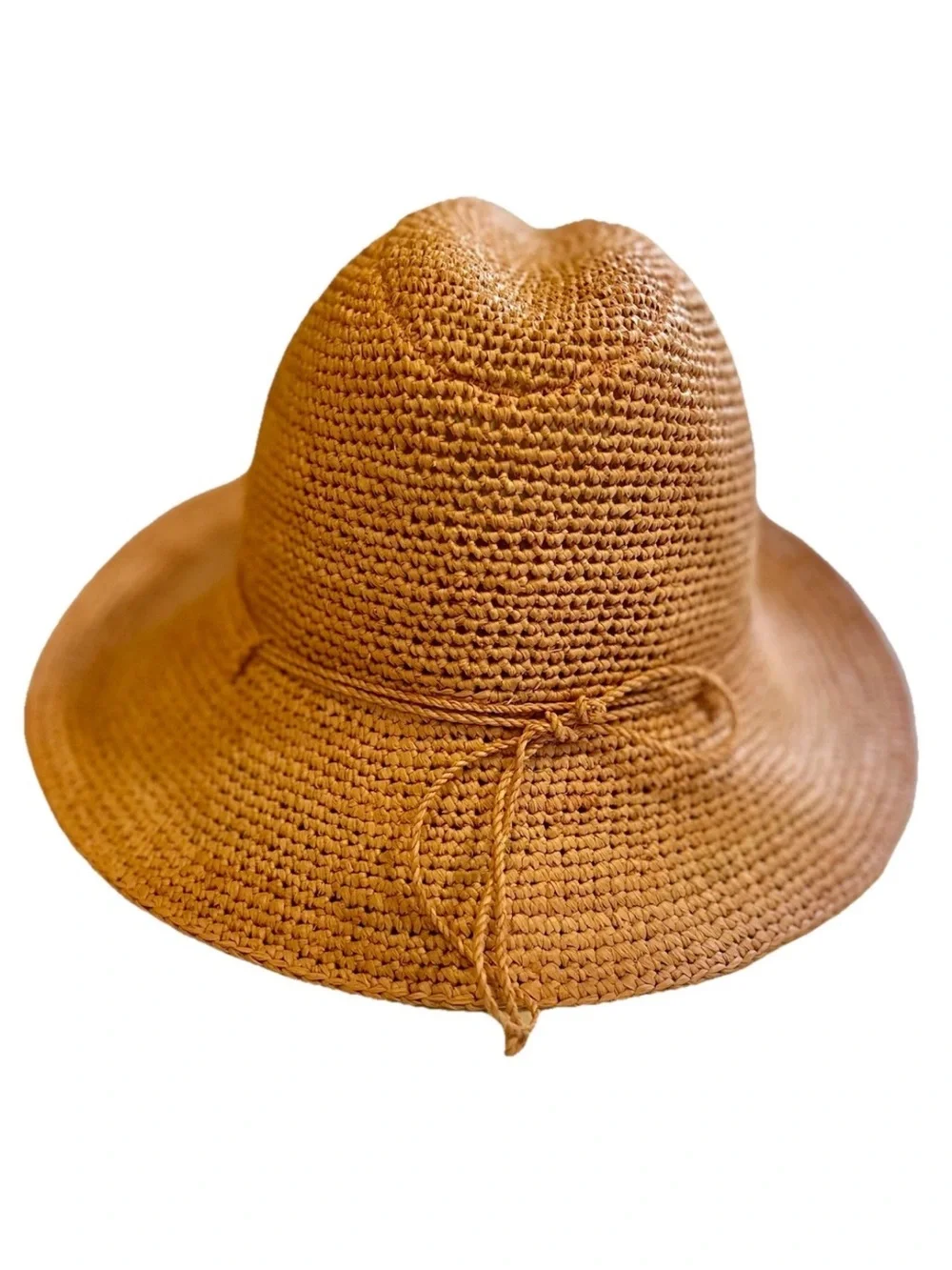 Helen Kaminski 100% Raffia Sun Hat Adjustable Rollable One-Size Luxury - Picture 6 of 9